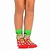 Funny Holiday Novelty Little Kids Boys Girls Crew Socks 3-Pair (3-5 Years, Christmas Faces)