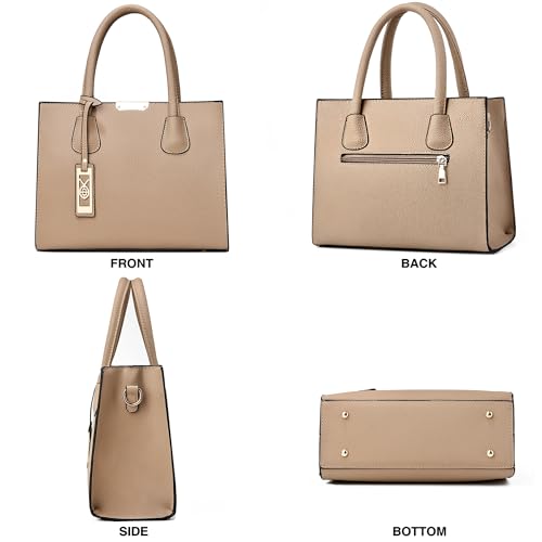 CHICAROUSAL Crossbody Purses and Handbags for Women PU Leather Tote Shoulder Bags Top Handle Satchel4