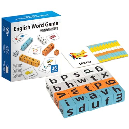 Bloques de aprendizaje de letras y juego de emparejamiento infantil
