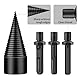 Wood Splitter Drill Bit 32mm With 3 Pcs Drill Handles,Festberg Bohrer Holzspalter Original,Holzspalter Bohrer,Holzspalter Bohrmaschine,Kegelspalter Bohrmaschine,Bohrkegel Holzspalter Für Wood Cone Spl