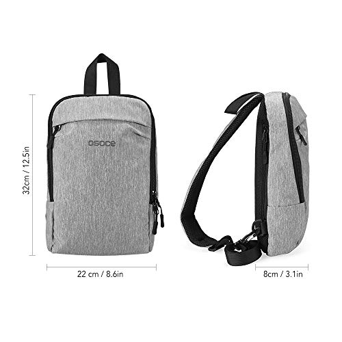 Andoer 5L À Prova D 'Água Homens Mulheres Bolsa De Ombro Casual Anti-Roubo Bolsa De Suporte Para Pe