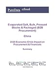  Evaporated Salt, Bulk, Pressed Blocks & Packaged (B2B Procurement) China Summary: 2020 Economic Crisis Impact on Revenues & Financials (English Edition)