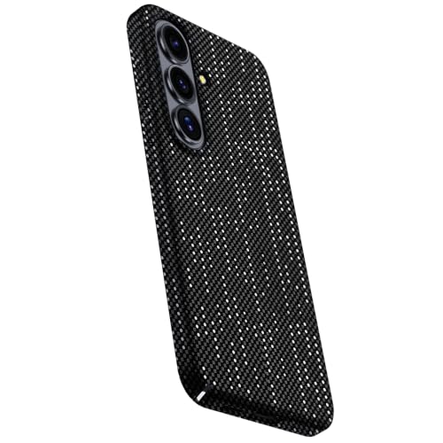 Coque Samsung S26 Carbone blanche hybride 360 rigide et film magnétique antichoc