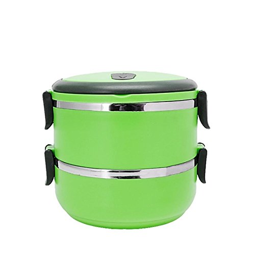 Thermal Insulated Boxes Steel Stainless Lunch Box Food Container 1.4/2.
