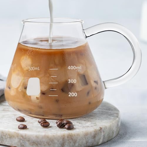 Vaso medidor Caffeine Beaker de vidrio resistente miniatura 1