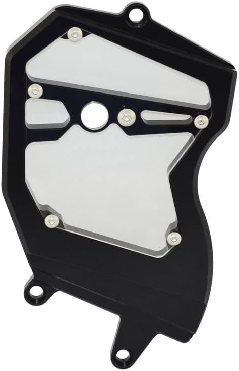 Front Sprocket Chain Guard Cover Left Side Engine For Kawasaki Ninja ZX-6R ZX-636 ZX6R ZX636 2009 2010 2011 2012 2013 2014 2015 2016 2017 2018 2019 2020 2021 (Black)