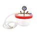 3L Transparent Acrylic Vacuum Barrel Defoaming Vacuum Chamber Silicone Epoxy Resin Defoaming Vacuum Tank