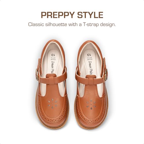 DREAM PAIRS Girl Mary Jane Dress Shoes - Ballet Flats for Girl School Uniform Shoes for Toddler Little Girls4