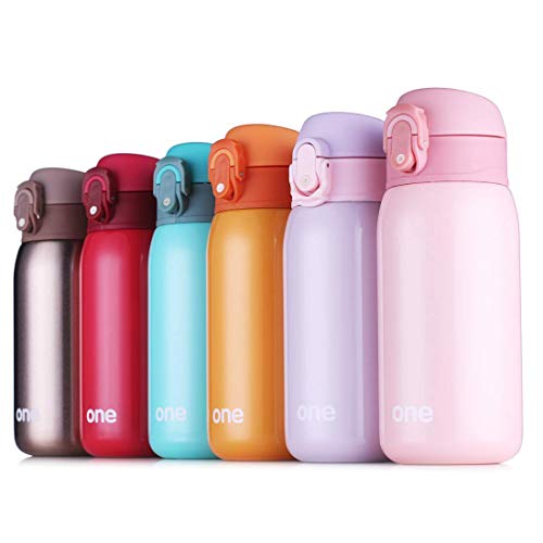 Sprouts Stainless Steel Vacuum Insulated Kids Water Bottle | 24 Hours Cold, 12 Hours Hot | Reusable Metal Water Bottle | Leak-Proof Sports Flask | 11 Oz #TOP7