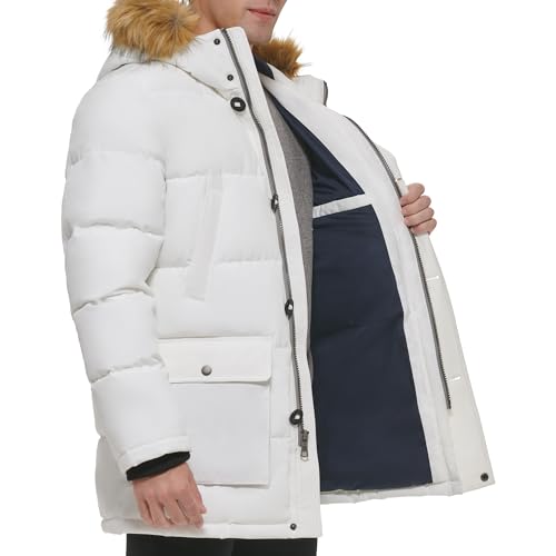 Image of Tommy Hilfiger Mens Quilted Snorkel Parka Coat