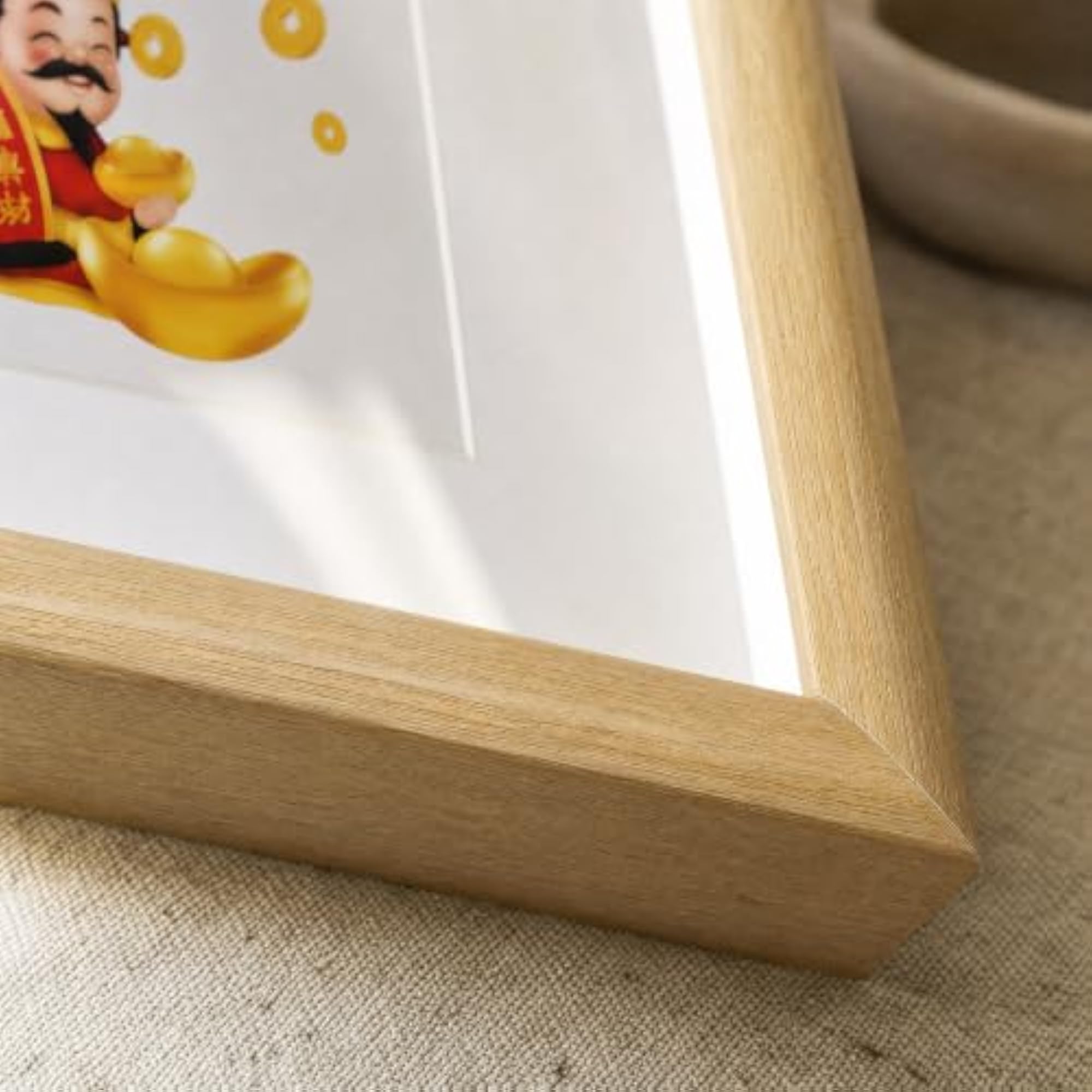 Wooden Hollow Shadow Box Frame for DIY Crafts