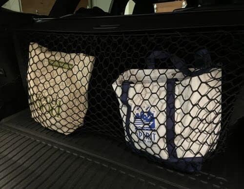 Miniatura 6 de Red de carga organizadora de maletero trasero para VOLVO XC90 2016-2025 Red de carga estilo sobre para SUV Organizador de maletero de coche