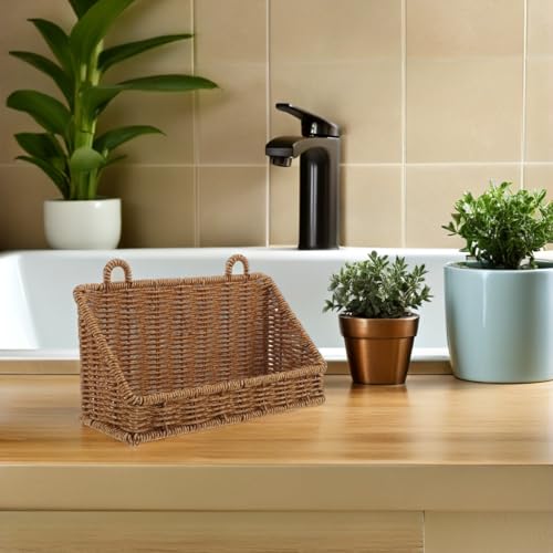 Cesta de almacenamiento plástico Luxshiny organizadora boho 8