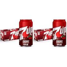 7UP Cherry Flavored Soda, 12 fl. oz. Cans, 12 Pack Pack of 2