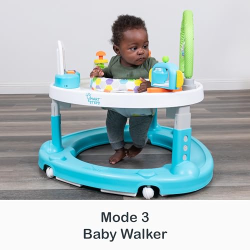 Image of Smart Steps Bounce N' Dance 4-in-1 Activity Center Walker, Hexagon Dots