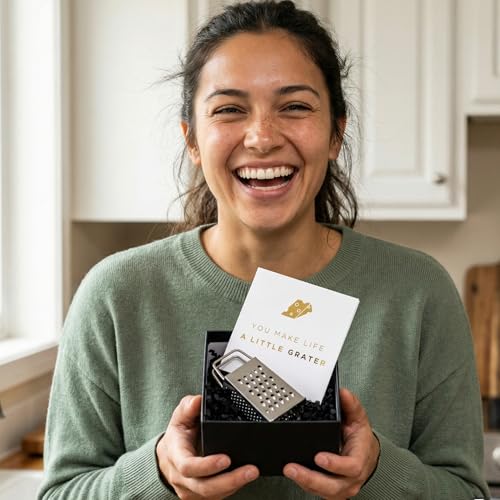 Image of Mini Cheese Grater Gift Set, You Make Life a Little Grater Funny Chef Gift