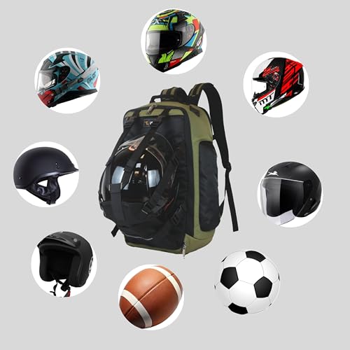 Image of Ligo Water Resistant Hammer Travel Laptop Bag | Motorcycle Backpack Bag for Men | Riding Backpack for Men and Women