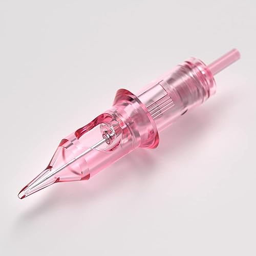 Miniatura 5 de Charme Princesse Cartucho de aguja 1RL con membrana de seguridad, agujas de tatuaje profesionales para cejas, delineador de ojos, labio,