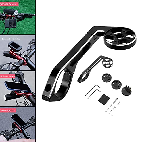 Milageto Fietscomputer GPS Cycling Mount Uitgebreide Verstelbare Stam Extension Road For Bike Phone, zwart - Image 6