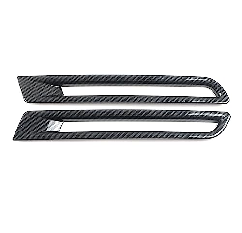 Image of Car Accessories Fit for Toyota Sienna 2021 2022 2023 2024 2025 2026 Exterior Rear Bumper Reflector Fog Lights Cover Trim (Carbon Fiber) ABS 2 PCS