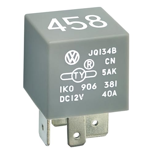 1K0906381#458 12VDC 40A 5Pins Automotive Relay for VW EOS Golf MK6 GTI JTT MK5 Passat B6 A3