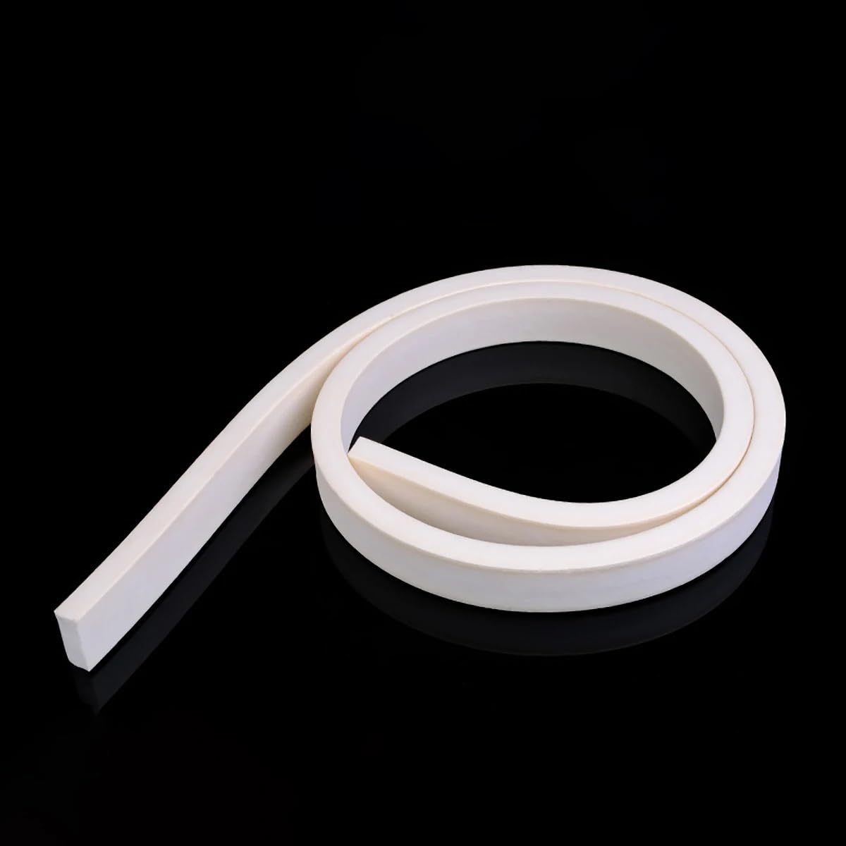 Guarnizione di tenuta del cordone Striscia di spugna in silicone quadrata da 3 metri, striscia gommapiuma in 2x4 mm a 12x12, guarnizione for porte e finestre, 1 pezz0(10x25mm)