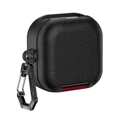 GETBSTOOP Sam-sung Buds 4 & Buds 4 Pro �p PU ���U�[�ی�P�[�X�A���S�ȊJ��������ϏՌ�������ёϗ������J�o�[�A�d�b�z���_�[�A�L�[�`�F�[��