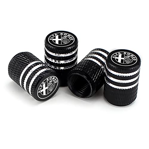 HYGGLY 4 Pezzi Auto Tappi per Valvole Pneumatici