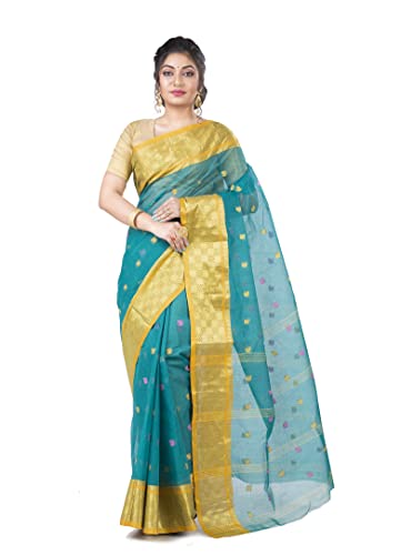 Image of Woven Tangail Pure Cotton Saree