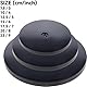 Funzhan 15 cm Schwarz Drehbarer Schwenkständer 360° Lazy Susan Drehteller Drehbare Plattform für Küche Gewürzregal, Computer Flachbildschirme, Laptops, Fernseher, Topfpflanze, Multifunktionsdrehteller