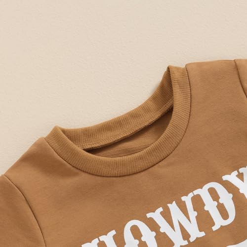 Western Baby Boy Clothes Letter Cow Print Short Sleeve T-Shirt Casual Shorts Set Toddler Summer Clothes Cowboy Outfit2