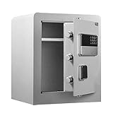 2. 【Brindar suficiente seguridad shape Forma simple y única, todo acero, pernos de acero gruesos, bisagras anticolisión incorporadas para garantizar la seguridad de los objetos de valor.