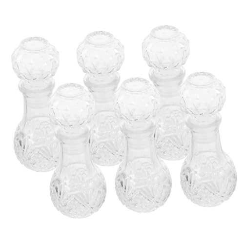 Ipetboom 6pcs Bottles for Liquor Wine Decanter Stopper High Heels Shape Decanter Glass for Whiskey and Brandy Decorative Wine Bottle for Home Bar