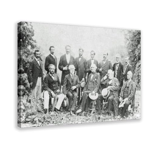 Civil War Robert E Lee poster historique grand format avec cadre suspendu