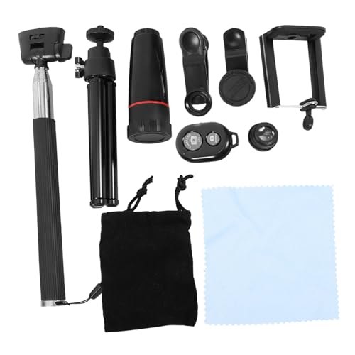 UPKOCH 10 1 Fisheye Lens Selfie Stick Wide Angle Lens Phone Camera Lens Tough Built Tool Detailer Detailing 12 x Camera Lens Fish Eye Telephoto Lens Mobile Phone Lens Telescope Cell Phone