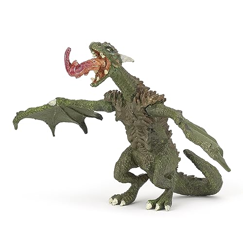 Image of Papo MEDIEVAL-FANTASY 36006 Articulated Dragon Figurine, Multicolour