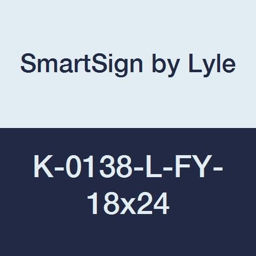 SmartSign "Go Back" Sign with Left Arrow | 12" x 18" 3M High Intensity Grade Reflective Aluminum