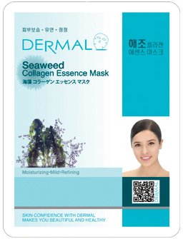 シートマスク 海藻 100枚セット ダーマル(Dermal) フェイス パック