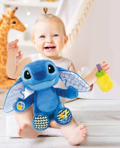 Clementoni Stitch ma Peluche Musicale dès Ultra Douce à Câliner Berceuses + Effets sonores Jeux Éducatif pour Enfant - vue 4