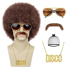 Mix Brown+Glasses+Necklace+Mustache