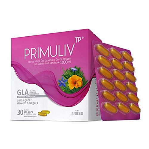 Primuliv C/30 Tpm Linhaça Borragem Primula Tocoferol