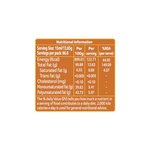 Image of Organic Tattva Sesame Oil 1 Litre | Unrefined Cold Pressed Cooking Oil | Pure Sesame Seed Oil | Suitable for Everyday Cooking