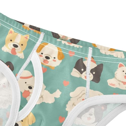 KLL Cute Dogs Toddler Boy Soft Training Underwear Breathable Children Panties4