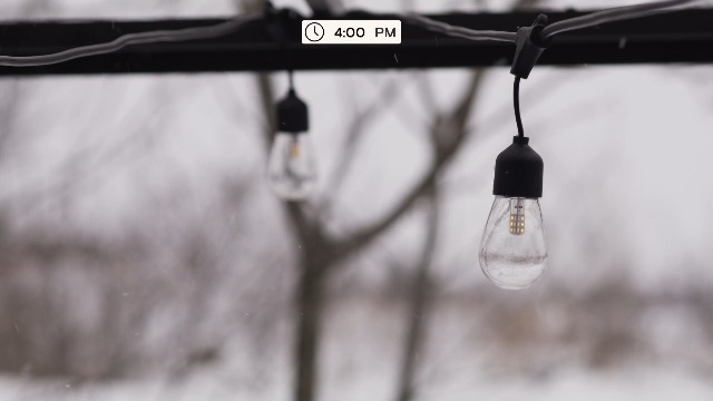 Brightech Ambience Pro Solar Powered Outdoor String Lights, 48 ft Commercial Grade Waterproof Patio Lights, 15 Edison Bulbs, Shatterproof LED String Lights for Outside, Porch - 1W Soft White