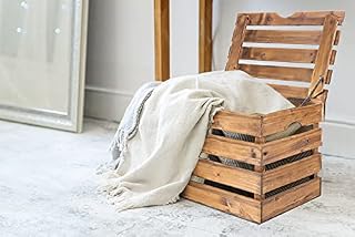 Greenleaves Bulk Vintage Wooden Storage Box With Lid Trunk Retail Display Chest Shoes Box (Medium Storage Chest)