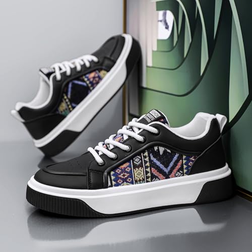 Mens Skate Shoes Lowtop Comfortable and Nonslip Casual Sports Shoes Suitable for Walking Skateboarding and Leisure scenarios3