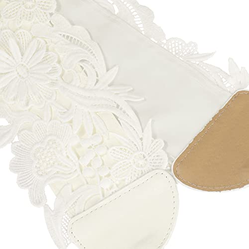 Allegra K Womens Lace Wide Waist Belt Wrap Around Obi Corset Cinch Belts Bowknot3