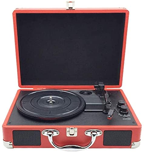 Tourne-Disque Vinyle rétro Gramophone créatif Haut-Parleur Bluetooth rétro Valise Rouge Tourne-Disque enregistreur - Les Beatles, Paul McCartney, John Lennon, RIngo Starr, George Harrison Tourne-Disque Vinyle rétro Gramophone créatif Haut-Parleur Bluetooth rétro Valise Rouge Tourne-Disque enregistreur