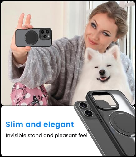 Coque iPhone 15 Pro Max MagSafe robuste protection portable avec support invisible - 6