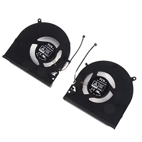 Mllepjdh Ventilador de refrigeración de repuesto para portátil RE09-0409 para portátil RE09-0409, ventilador de radiador, ventilador de CPU de perfil bajo, metal - imagen 6
